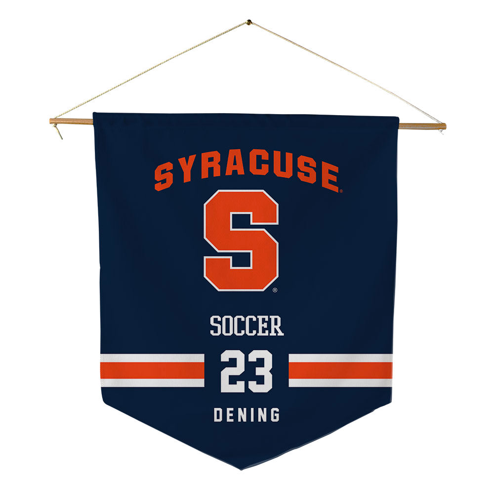 Syracuse - NCAA Women's Soccer : Julia Dening - Pennant - 18" x 21"-0