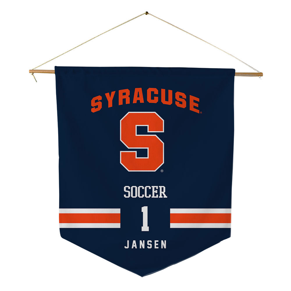 Syracuse - NCAA Men's Soccer : Kyle Jansen - Pennant - 18" x 21"-0