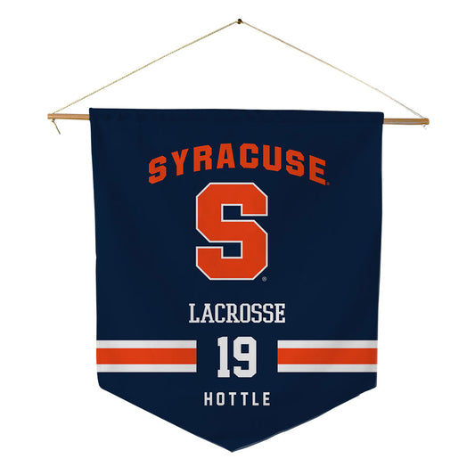 Syracuse - NCAA Men's Lacrosse : Wyatt Hottle - Pennant - 18" x 21"-0