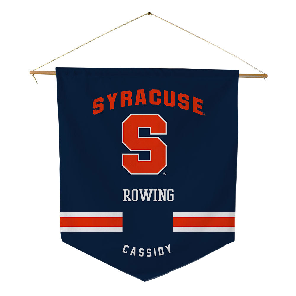 Syracuse - NCAA Women's Rowing : Acorn Cassidy - Pennant - 18" x 21"-0