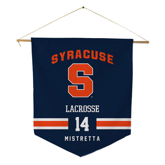 Syracuse - NCAA Women's Lacrosse : Ireland Mistretta - Pennant - 18" x 21"-0