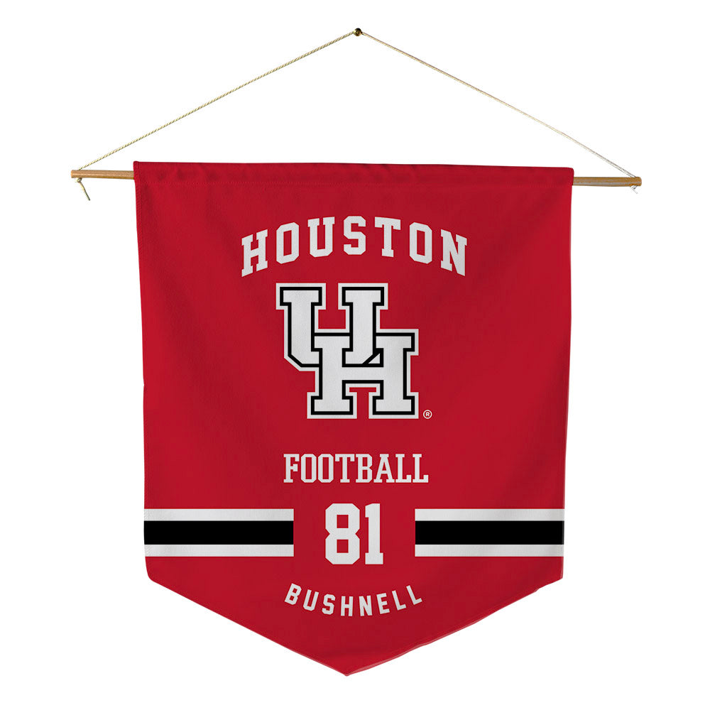 Houston - NCAA Football : Jeremiah Bushnell - Pennant - 18" x 21"-0