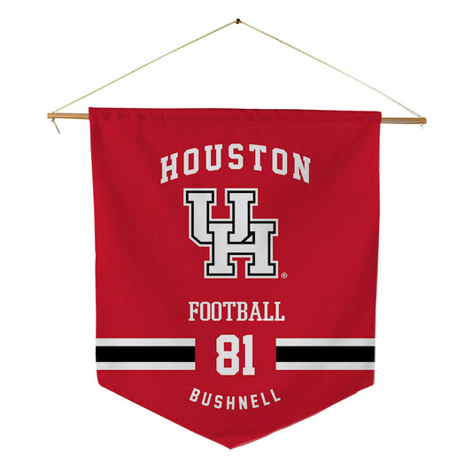 Houston - NCAA Football : Jeremiah Bushnell - Pennant - 18" x 21"-0