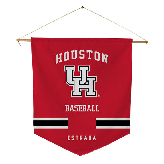 Houston - NCAA Baseball : Diego Estrada - Pennant - 18" x 21"-0