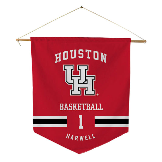 Houston - NCAA Men's Basketball : Isiah Harwell - Pennant - 18" x 21"-0