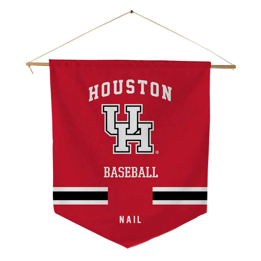 Houston - NCAA Baseball : Garrett Nail - Pennant - 18" x 21"-0