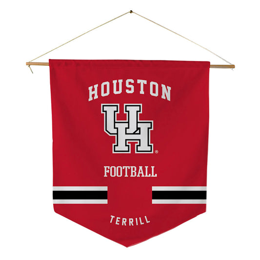 Houston - NCAA Football : Drew Terrill - Pennant - 18" x 21"-0