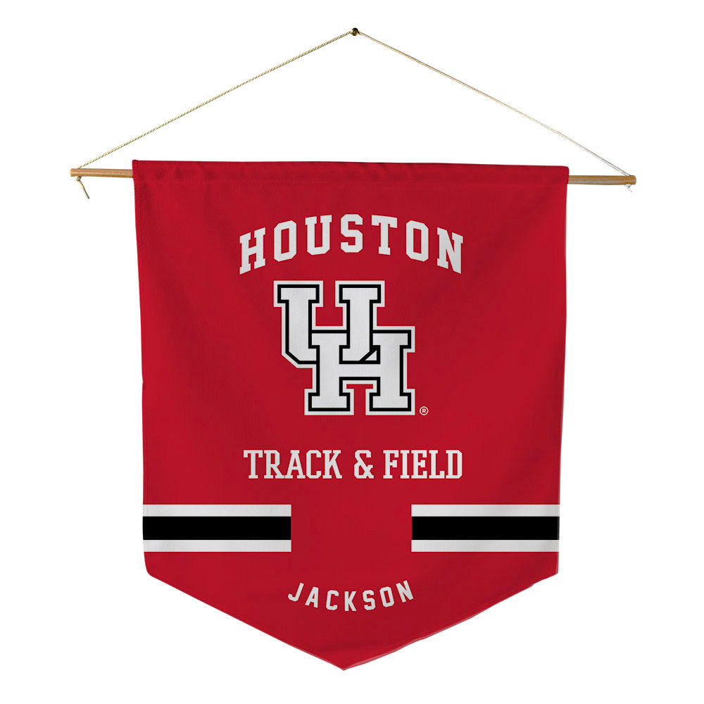 Houston - NCAA Women's Track & Field : Taylor Jackson - Pennant - 18" x 21"-0