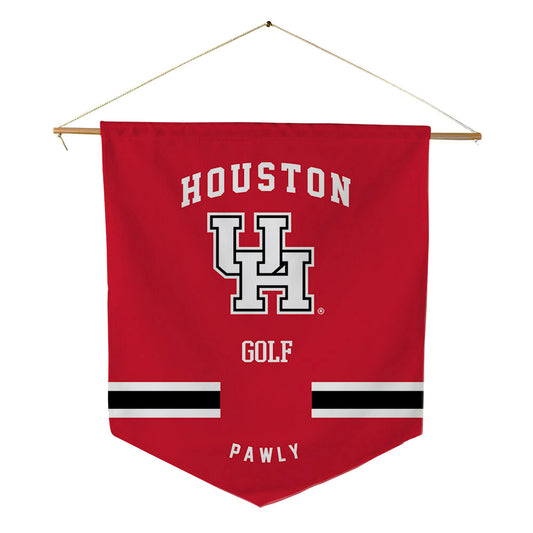 Houston - NCAA Men's Golf : Matt Pawly - Pennant - 18" x 21"-0