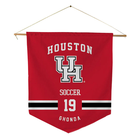Houston - NCAA Women's Soccer : Adelhia Ghonda - Pennant - 18" x 21"-0