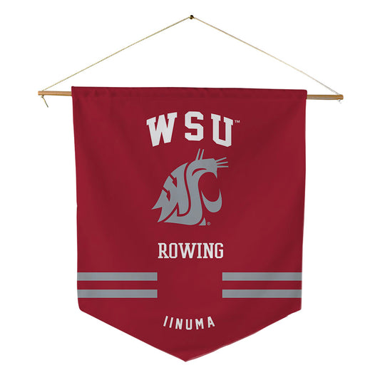 WSU - NCAA Women's Rowing : Carlee Iinuma - Pennant - 18" x 21"-0