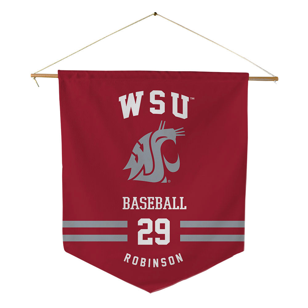 WSU - NCAA Baseball : Jacob Robinson - Pennant - 18" x 21"-0