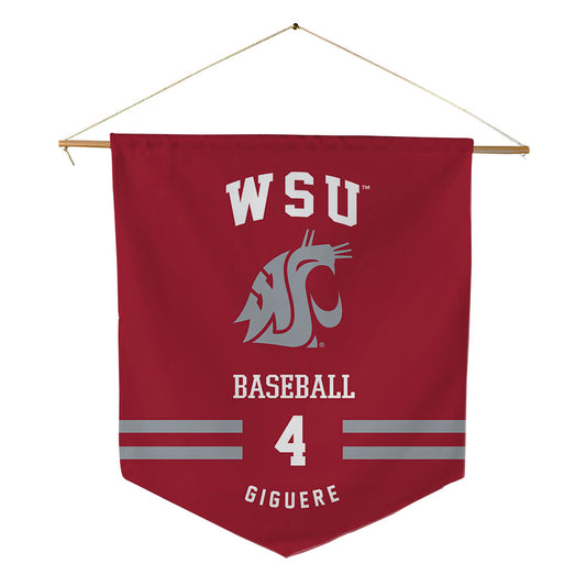 WSU - NCAA Baseball : Alexandre Giguere - Pennant - 18" x 21"-0