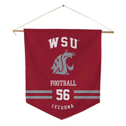 WSU - NCAA Football : Fernando Lecuona - Pennant - 18" x 21"-0
