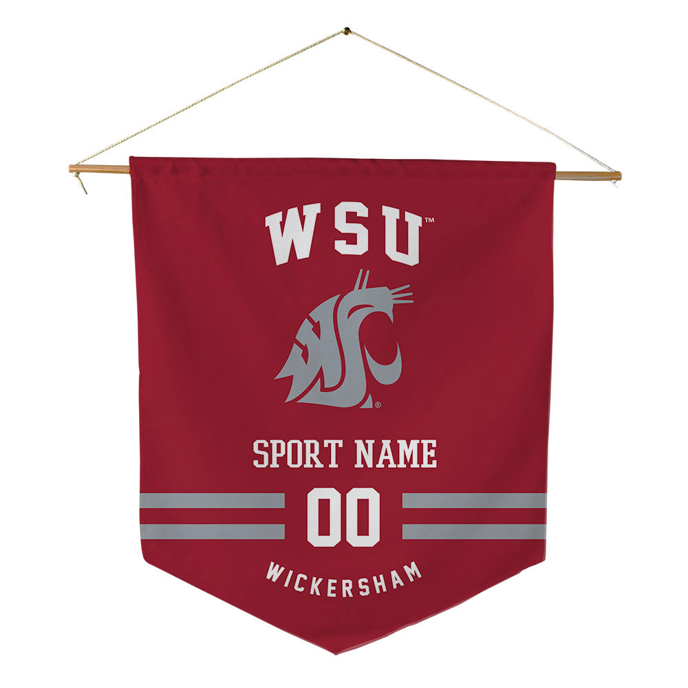 WSU - NCAA Baseball : Kaden Wickersham - Pennant - 18" x 21"-0