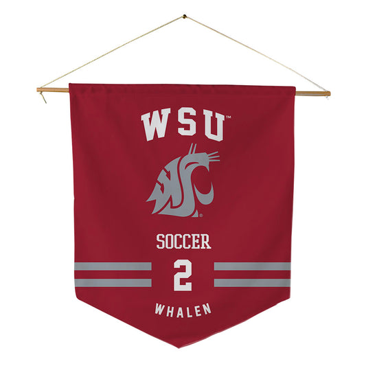WSU - NCAA Women's Soccer : Carly Whalen - Pennant - 18" x 21"-0