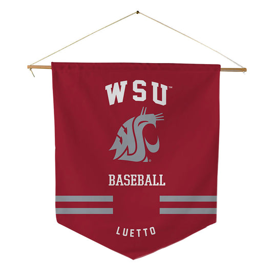 WSU - NCAA Baseball : Conner Luetto - Pennant - 18" x 21"-0