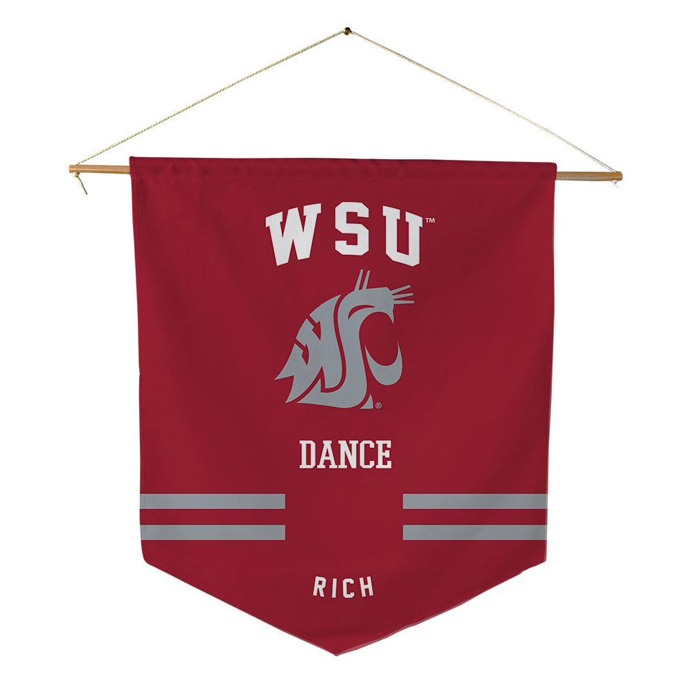 WSU - NCAA Dance Team : Colby Rich - Pennant - 18" x 21"-0