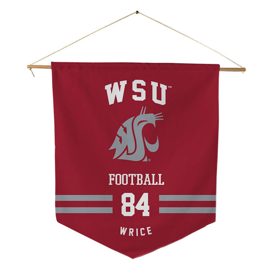 WSU - NCAA Football : Malachi Wrice - Pennant - 18" x 21"-0