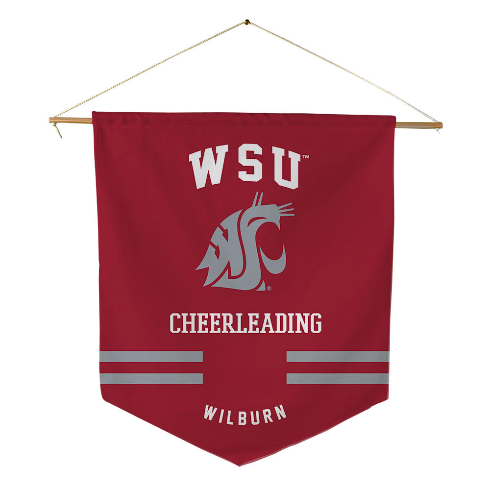WSU - NCAA Cheerleading : Keira Wilburn - Pennant - 18" x 21"-0