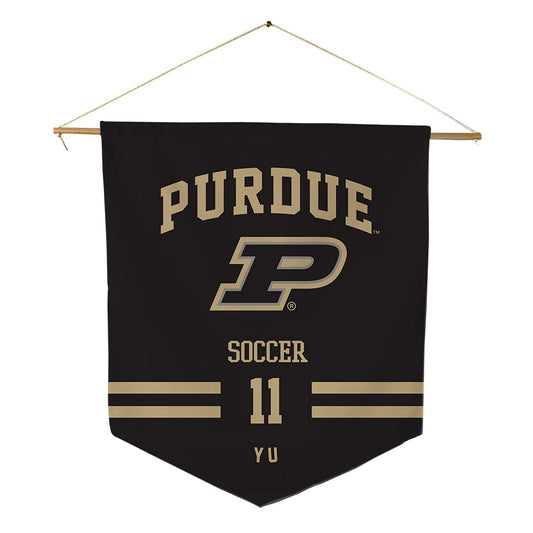 Purdue - NCAA Women's Soccer : Cherry Yu - Pennant - 18" x 21"-0