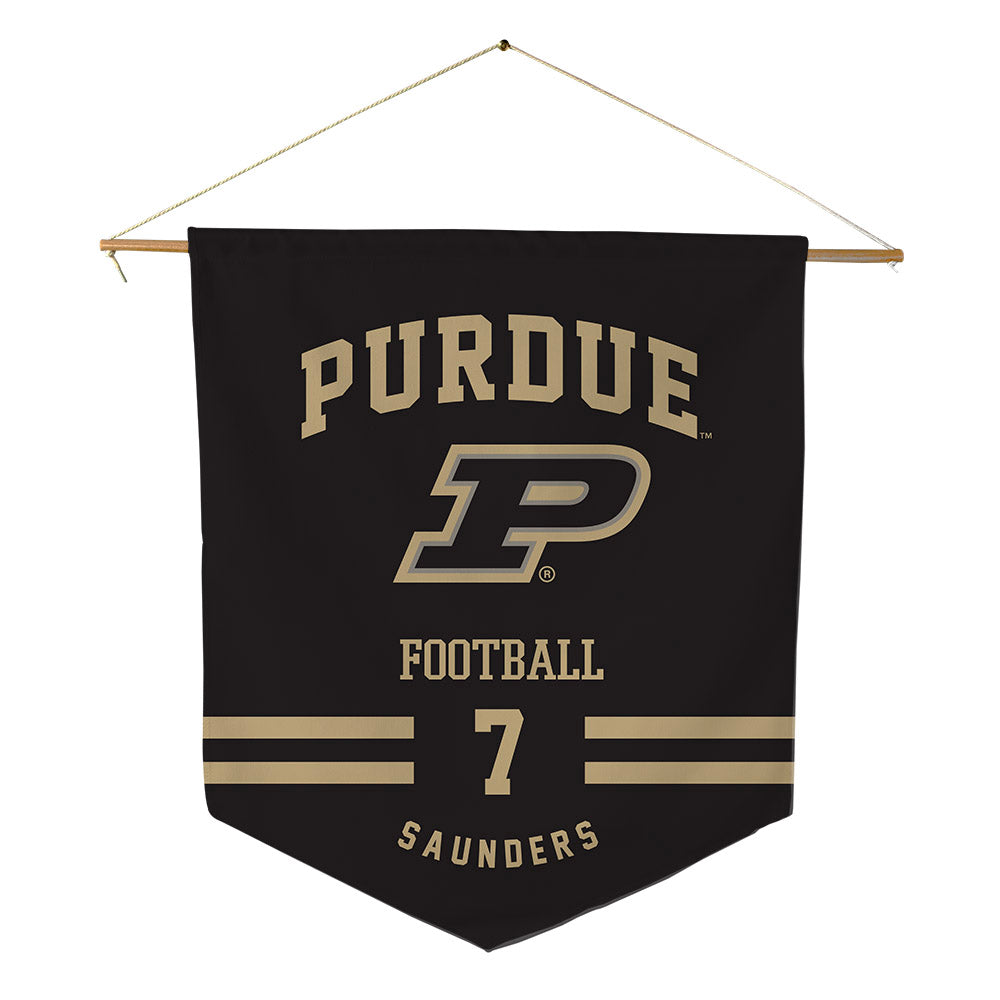 Purdue - NCAA Football : Donovan Saunders - Pennant - 18" x 21"-0