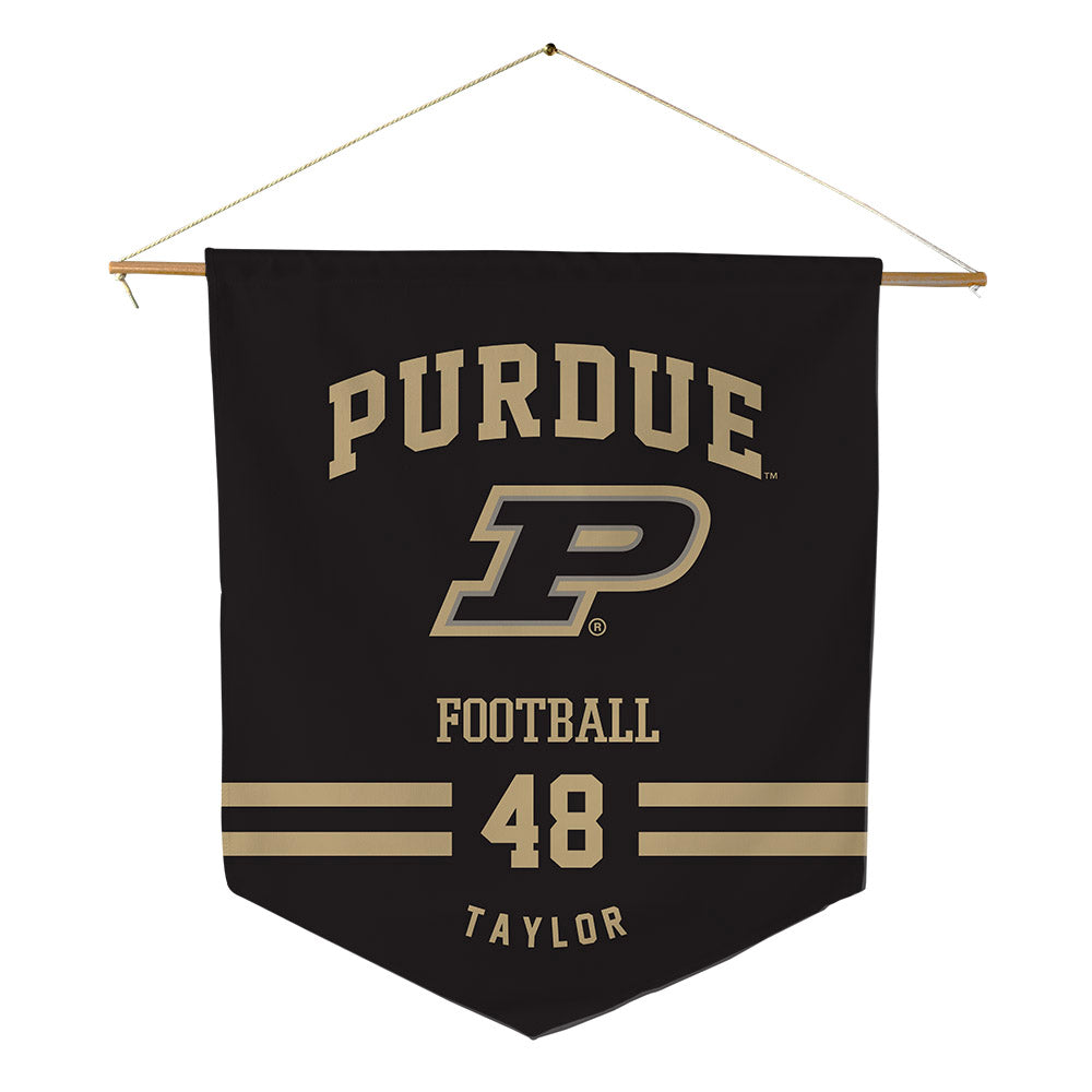 Purdue - NCAA Football : Donivan Taylor - Pennant - 18" x 21"-0