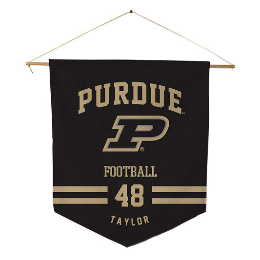 Purdue - NCAA Football : Donivan Taylor - Pennant - 18" x 21"-0