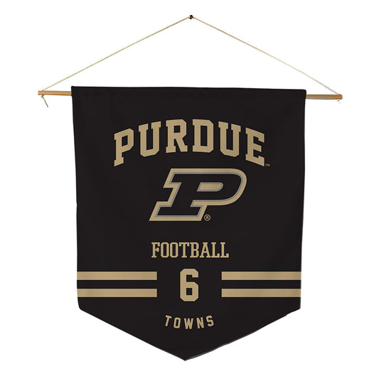 Purdue - NCAA Football : Armari Towns - Pennant - 18" x 21"-0
