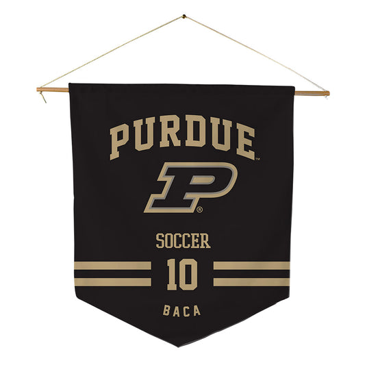 Purdue - NCAA Men's Soccer : Alex Baca - Pennant - 18" x 21"-0