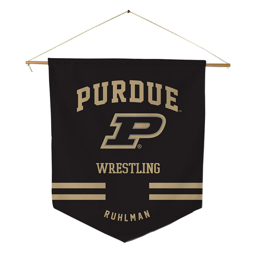 Purdue - NCAA Wrestling : Delaney Ruhlman - Pennant - 18" x 21"-0