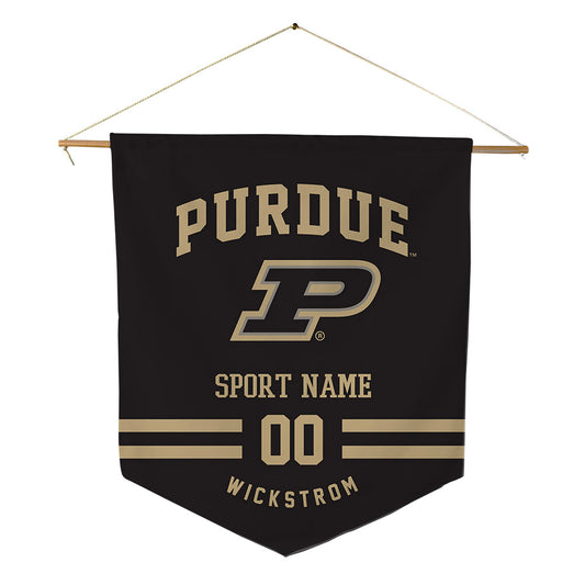 Purdue - NCAA Women's Basketball : Hannah Wickstrom - Pennant - 18" x 21"-0