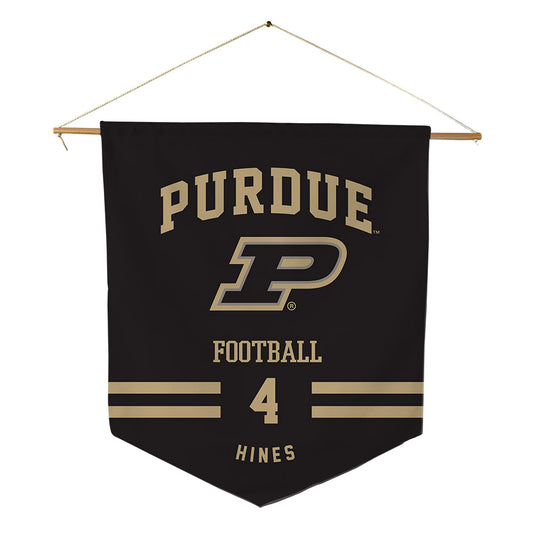 Purdue - NCAA Football : Hudauri Hines - Pennant - 18" x 21"-0