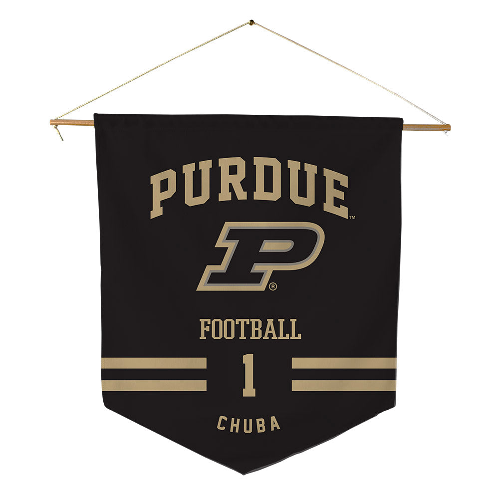 Purdue - NCAA Football : Evans Chuba - Pennant - 18" x 21"-0