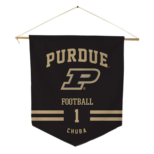 Purdue - NCAA Football : Evans Chuba - Pennant - 18" x 21"-0