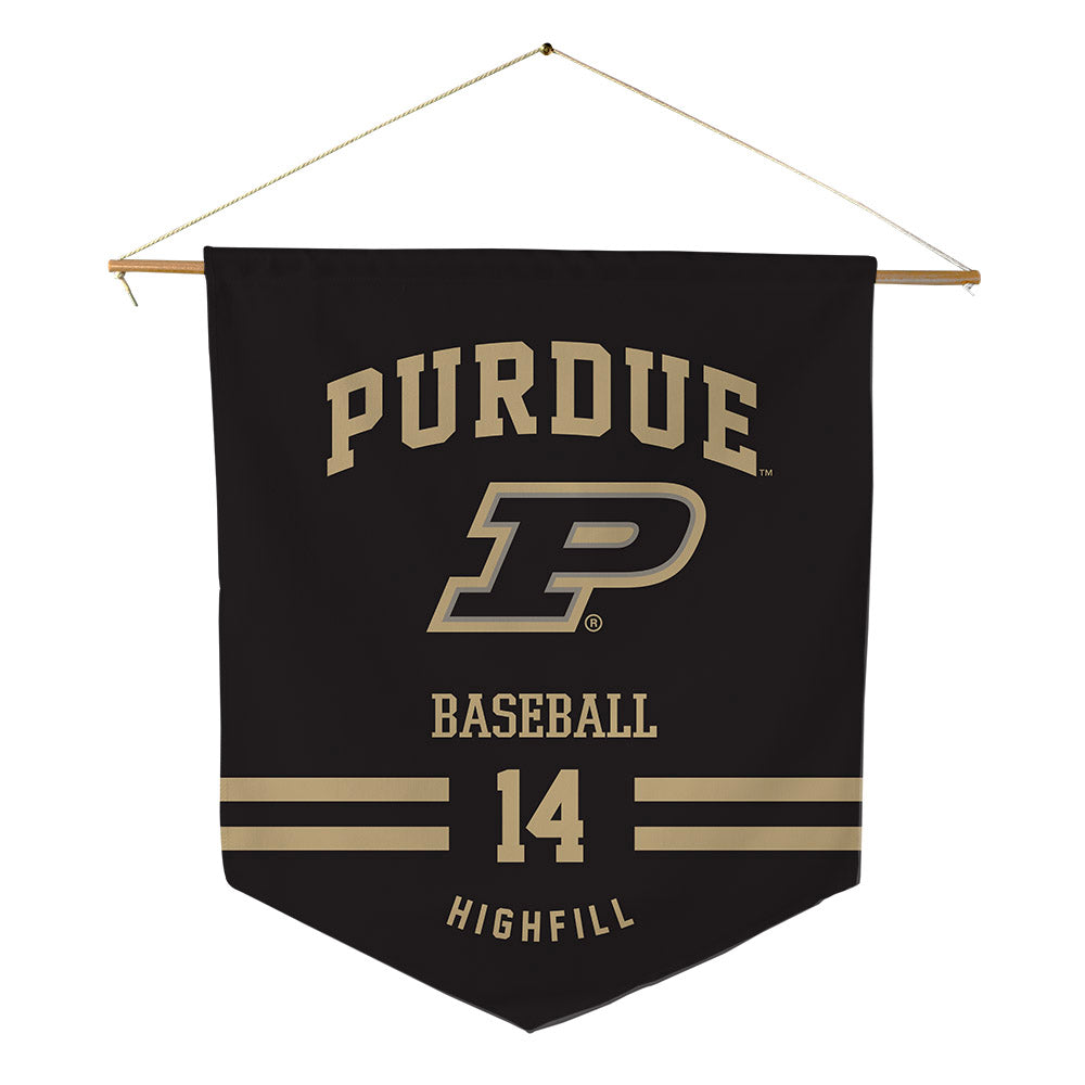 Purdue - NCAA Baseball : Ross Highfill - Pennant - 18" x 21"-0