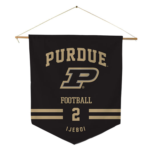 Purdue - NCAA Football : Fame Ijeboi - Pennant - 18" x 21"-0