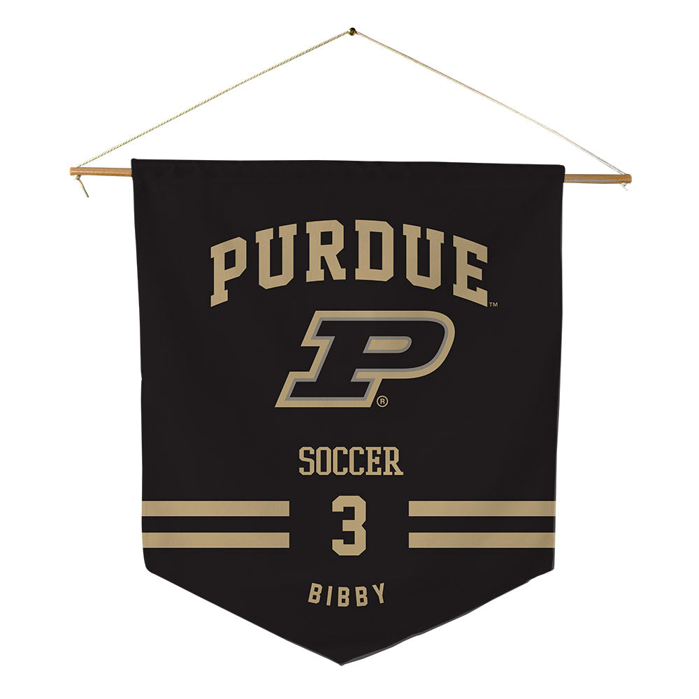 Purdue - NCAA Women's Soccer : Cassie Bibby - Pennant - 18" x 21"-0