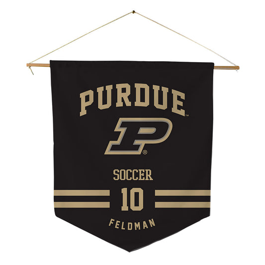Purdue - NCAA Women's Soccer : Addison Feldman - Pennant - 18" x 21"-0