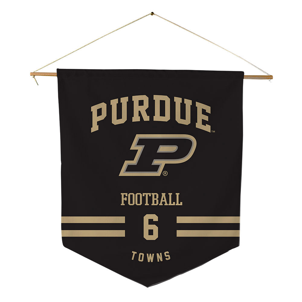 Purdue - NCAA Football : Ar'Mari Towns - Pennant - 18" x 21"-0