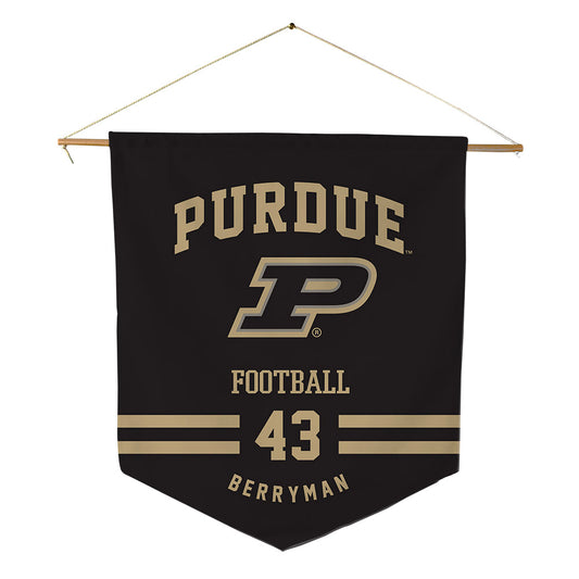 Purdue - NCAA Football : Jackson Berryman - Pennant - 18" x 21"-0