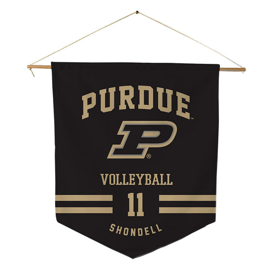 Purdue - NCAA Women's Volleyball : Allie Shondell - Pennant - 18" x 21"-0