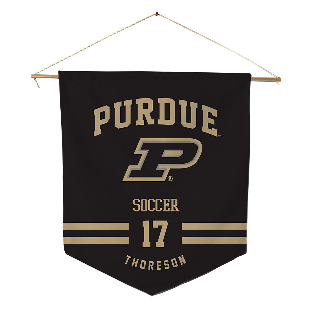Purdue - NCAA Women's Soccer : Angelina Thoreson - Pennant - 18" x 21"-0