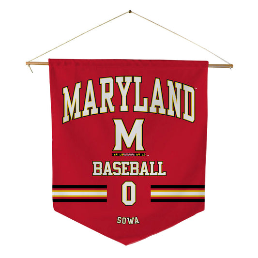 Maryland - NCAA Baseball : Ryder Sowa - Pennant - 18" x 21"-0