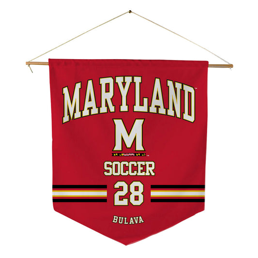 Maryland - NCAA Women's Soccer : Ella Bulava - Pennant - 18" x 21"-0