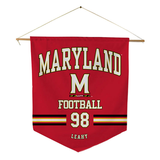 Maryland - NCAA Football : Daniel Leahy - Pennant - 18" x 21"-0