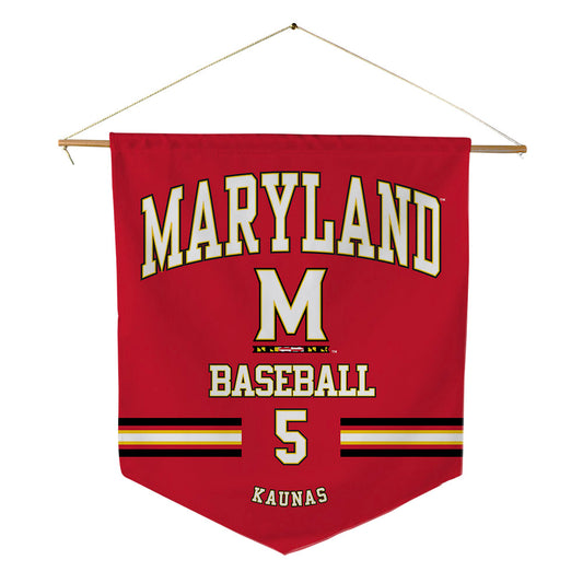 Maryland - NCAA Baseball : Ty Kaunas - Pennant - 18" x 21"-0