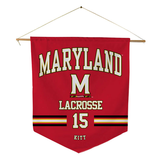 Maryland - NCAA Women's Lacrosse : Ava Kitt - Pennant - 18" x 21"-0