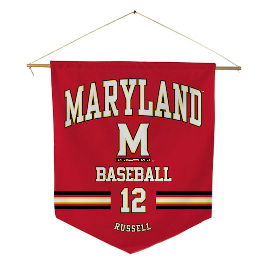 Maryland - NCAA Baseball : Devin Russell - Pennant - 18" x 21"-0