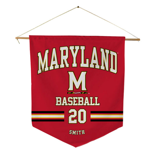Maryland - NCAA Baseball : Evan Smith - Pennant - 18" x 21"-0